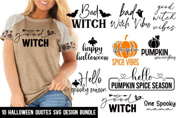 Halloween Quotes SVG: Graphics for T-Shirt Designs