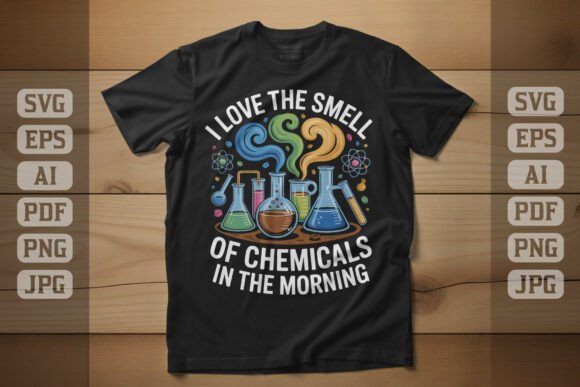 I Love the Smell of Chemicals: Graphics for T-Shirt Designs