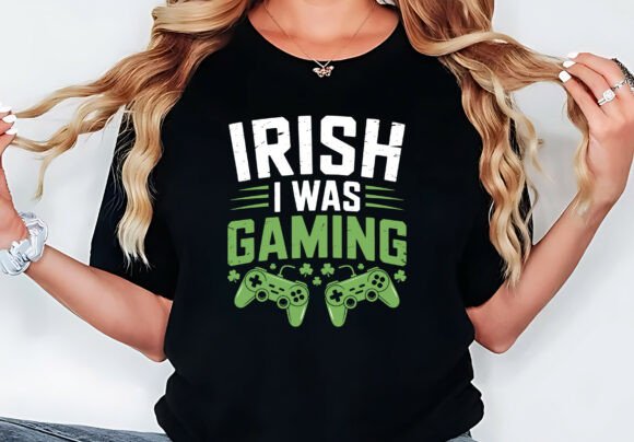 Irish I Was Gaming T Shirt Design: Graphics Review