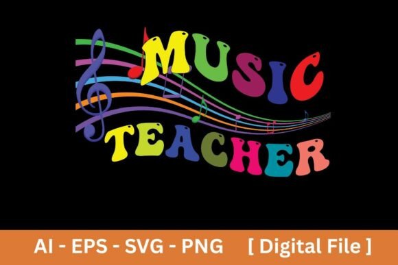Music Teacher Graphics for T-Shirt Designs