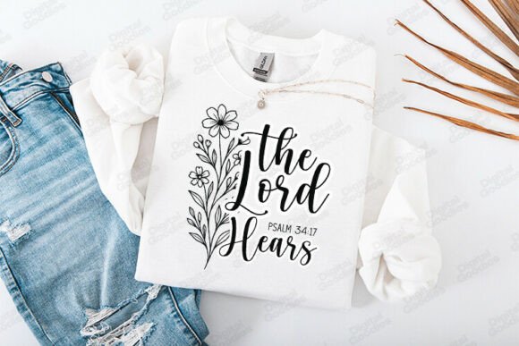 Psalm 34 Graphics for T-Shirt Designs & Blogs