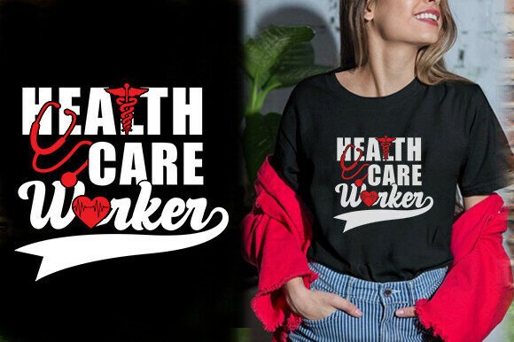 Reviewing Healthcare Worker Graphics for T-Shirt Designs