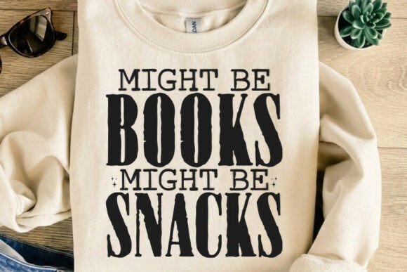 Reviewing the Books Might Be Snacks Design for Embroidery