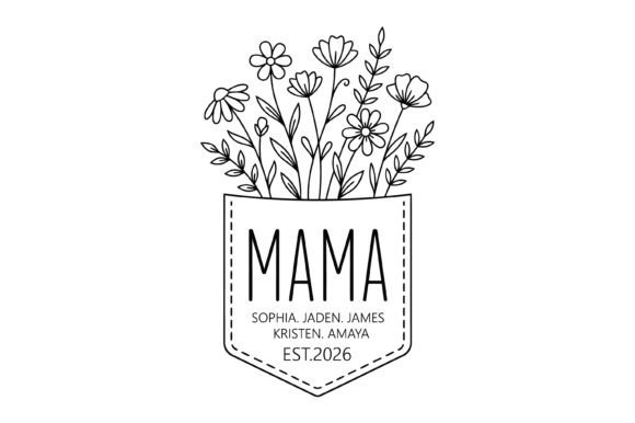 Reviewing the Mama Floral Pocket Design for Embroidery