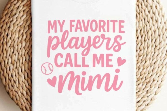 Softball Mimi SVG & PNG Graphics for T-Shirt Designs