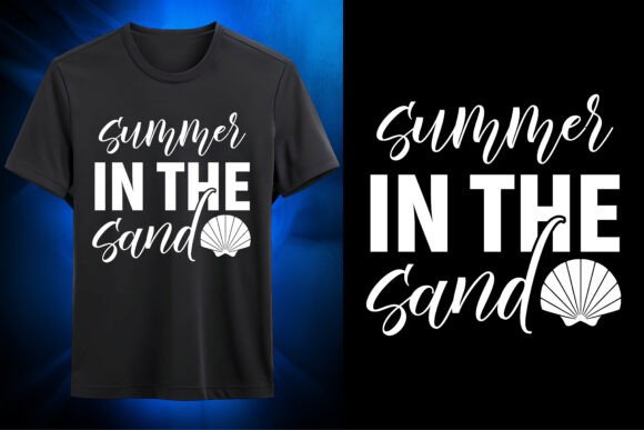 Summer in the Sand SVG: Graphics for T-Shirt Designs