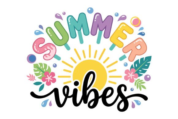 Summer Vibes Graphics for T-Shirt Designs